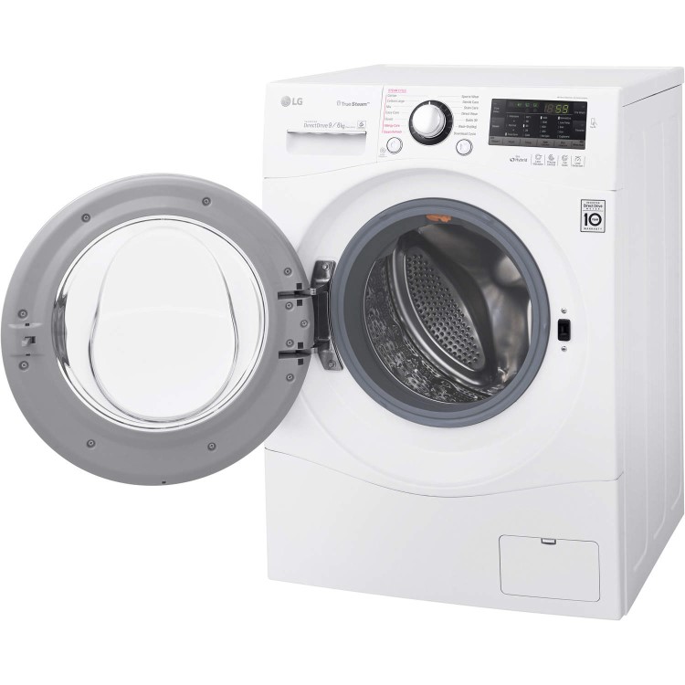 LG FH4A8FDH2N Freestanding Washer Dryer White 9kg Wash 6kg Dry 1400rpm