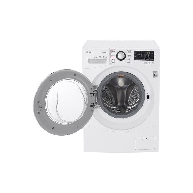 LG FH4A8JDS2 10kg 1400rpm Direct Drive Freestanding Washing Machine With Steam White