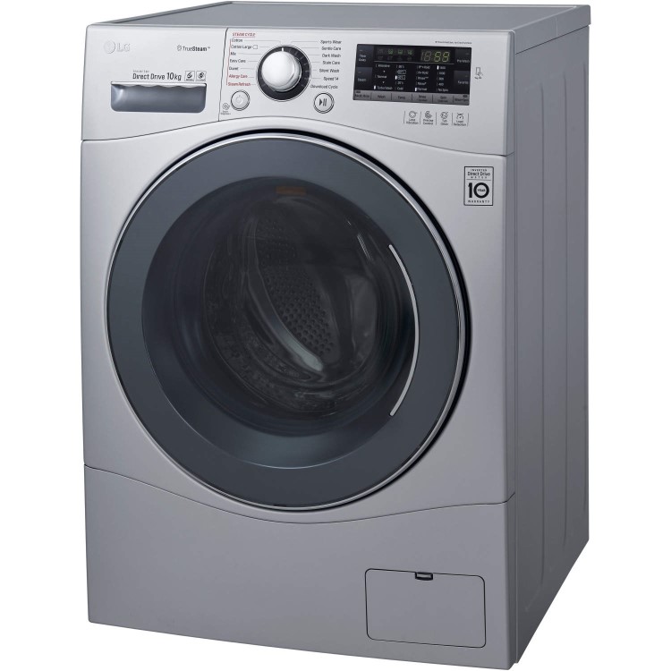 LG FH4A8JDS4 Direct Drive 10kg 1400rpm Freestanding Washing Machine Silver