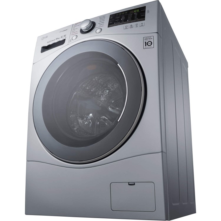 LG FH4A8JDS4 Direct Drive 10kg 1400rpm Freestanding Washing Machine Silver