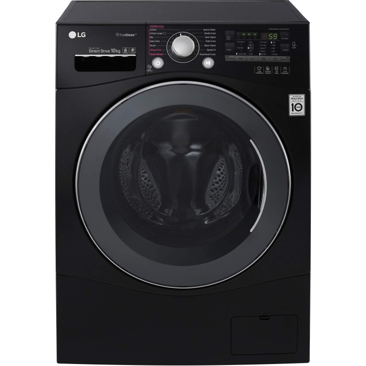 LG FH4A8JDS8 10kg 1400rpm Freestanding Washing Machine Black