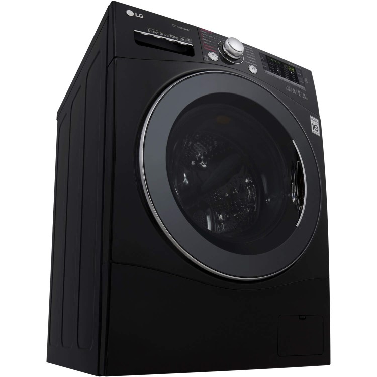 LG FH4A8JDS8 10kg 1400rpm Freestanding Washing Machine Black