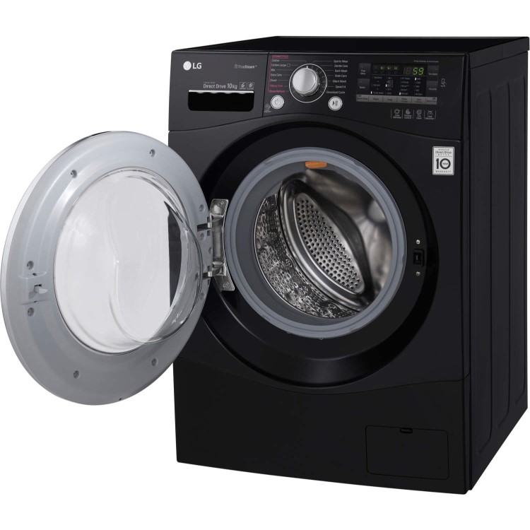 LG FH4A8JDS8 10kg 1400rpm Freestanding Washing Machine Black