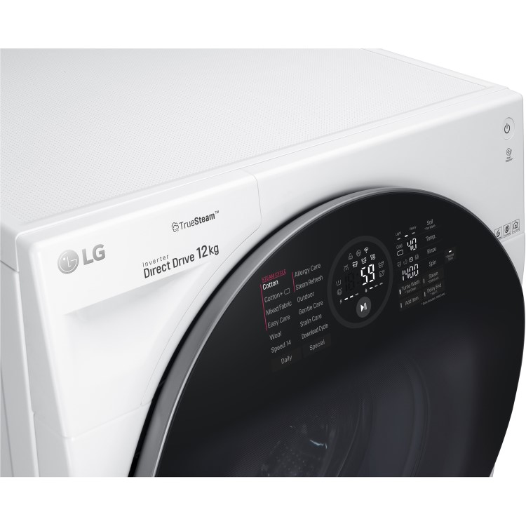 GRADE A1 - LG FH4G1BCS2 Direct Drive Freestanding Washing Machine 12kg 1400rpm White