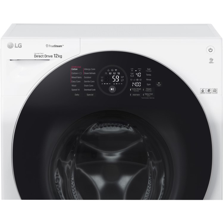 GRADE A1 - LG FH4G1BCS2 Direct Drive Freestanding Washing Machine 12kg 1400rpm White