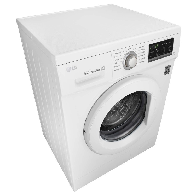 LG FH4G7TDN0 Direct Drive 8kg 1400rpm Freestanding Washing Machine - White