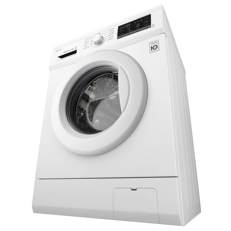 LG FH4G7TDN0 Direct Drive 8kg 1400rpm Freestanding Washing Machine - White