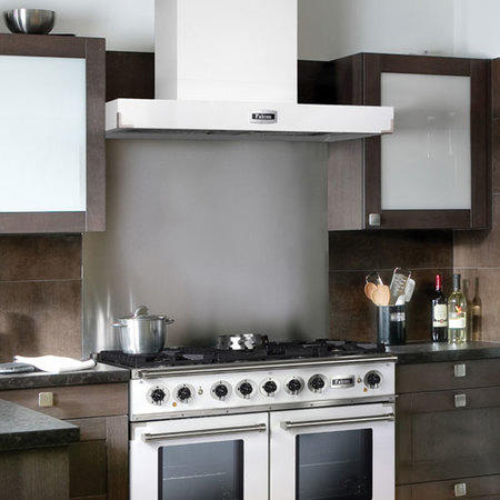Falcon FHDCT1090CYN 91000 Contemporary 110cm Chimney Cooker Hood Cranberry And Nickel