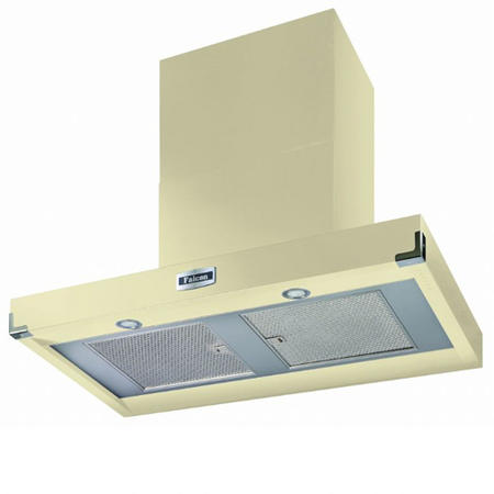 Falcon FHDCT1090CRC 91010 Contemporary 110cm Chimney Cooker Hood Cream And Chrome