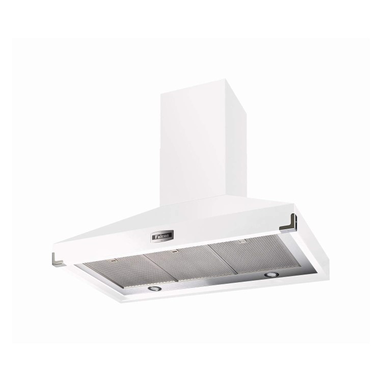 Falcon FHDSE1000WHN 10200 SuperExtract 1000mm Chimney Cooker Hood White