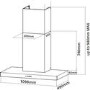 GRADE A1 - Falcon FHDSF1100SSC 92920 Super Flat 110cm Chimney Cooker Hood Stainless Steel And Chrome