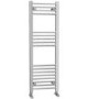 Ellie Chrome Flat Heated Towel Rail Radiator - 400 x 1200mm