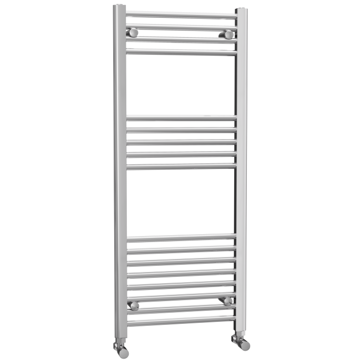 Chrome Heated Towel  Rail Radiator - 1200 x 500mm - Ellie 