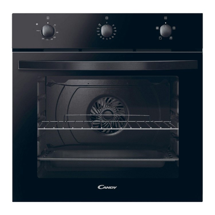 Refurbished Candy FIDCN403 Electric Fan Single Oven - Black