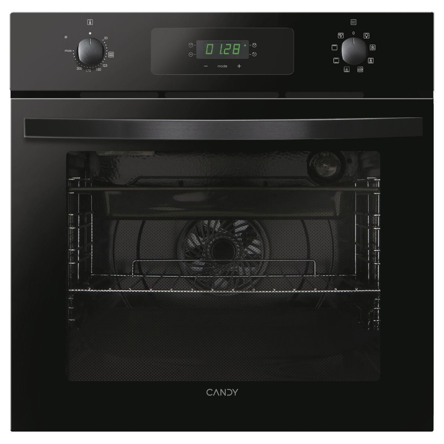 Candy Black Electric Single Oven Size 59.5