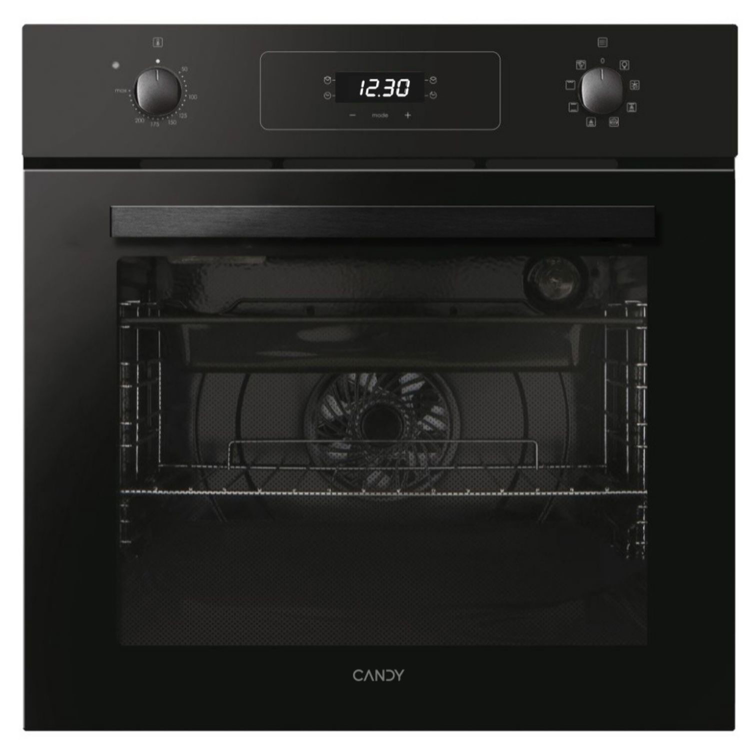 Candy Black Fidcn9b5l Electric Single Oven Size 59.5