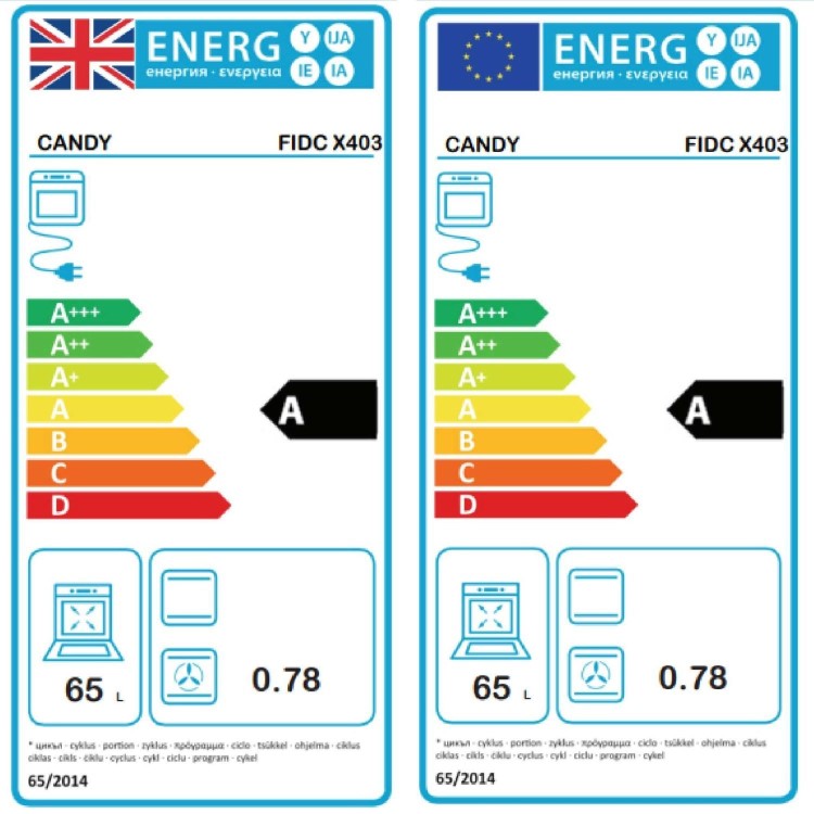 Candy FIDCX403 Electric Single Oven - Stainless Steel