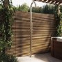 Brushed Brass Outdoor Shower with Pencil Hand Shower 2 Outlets - Fiji