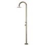 Brushed Brass Outdoor Shower with Pencil Hand Shower 2 Outlets - Fiji