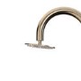 Brushed Brass Outdoor Shower with Pencil Hand Shower 2 Outlets - Fiji