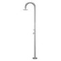 Chrome Thermostatic Mixer Outdoor Shower with Pencil Hand Shower 2 Outlets - Fiji