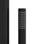 Black Thermostatic Outdoor Shower with Pencil Hand Shower 2 Outlets - Fiji