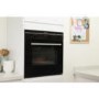 Indesit FIM33KABK Fanned Electric Built In Single Oven With Programmable Timer In Black