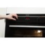 Indesit FIM33KABK Fanned Electric Built In Single Oven With Programmable Timer In Black