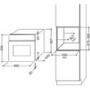 Indesit FIM33KABK Fanned Electric Built In Single Oven With Programmable Timer In Black