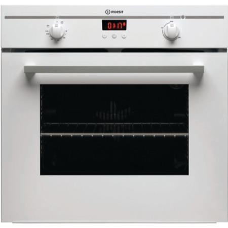 Indesit FIM33KAWH Fanned Electric Built In Single Oven with Programmable Timer in White
