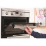 GRADE A1 - As new but box opened - Indesit FIMDE23IXS Multifunction Electric Built-in Double Oven Stainless Steel