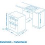 GRADE A1 - Indesit FIMU23IXS Electric Built-under Double Oven - Stainless Steel