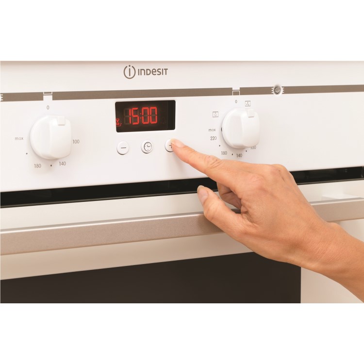 Indesit FIMU23WHS Electric Built-under Double Oven - White