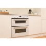 Indesit FIMU23WH Electric Built Under Double Oven in White
