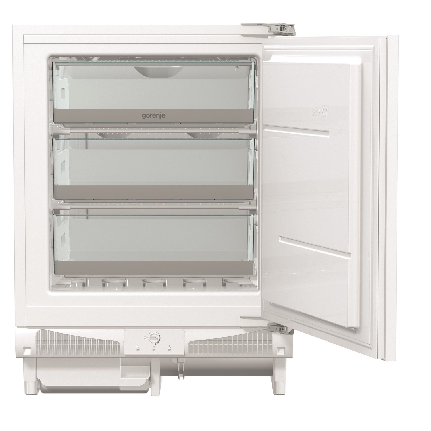 Refurbished Gorenje FIU6F091AWUK 60cm Wide Integrated Upright Under Counter Freezer White