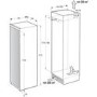 Refurbished Hisense FIV276N4AW1 212 Litre Integrated In Column Freezer 173cm Tall Frost Free 54cm Wide - White