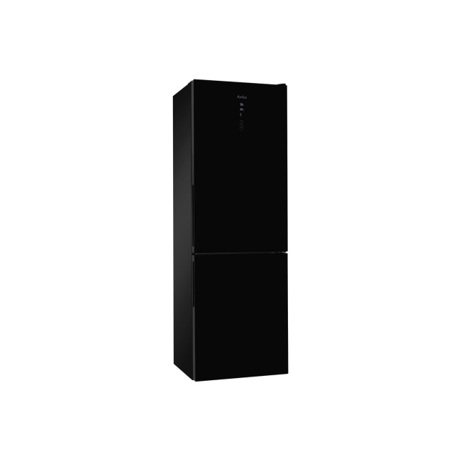 Amica FK3216GBDF 297L Frost Free Freestanding Fridge Freezer Black