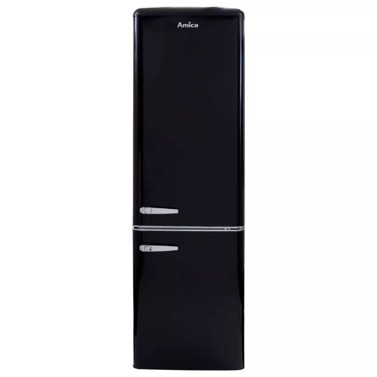 Amica 244 Litre 70/30 Freestanding Fridge Freezer - Black