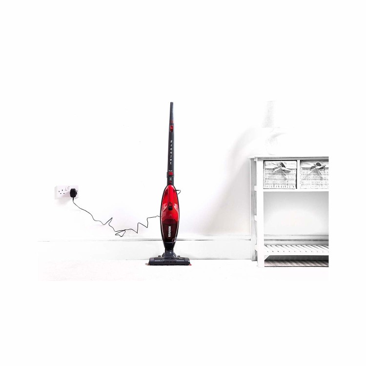 Hoover FM144GFJ FreeMotion 2-in-1 Stick & Handheld Vacuum Cleaner - Red & Grey