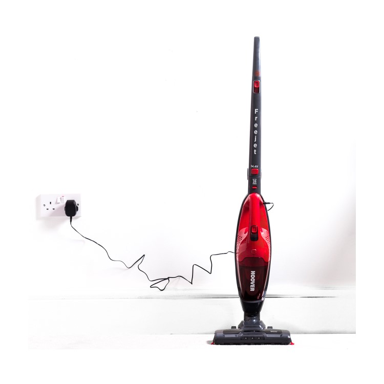 Hoover FM144GFJ FreeMotion 2-in-1 Stick & Handheld Vacuum Cleaner - Red & Grey