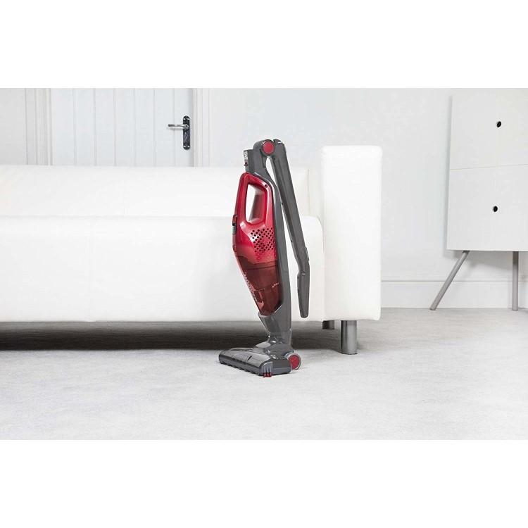 Hoover FM144GFJ FreeMotion 2-in-1 Stick & Handheld Vacuum Cleaner - Red & Grey