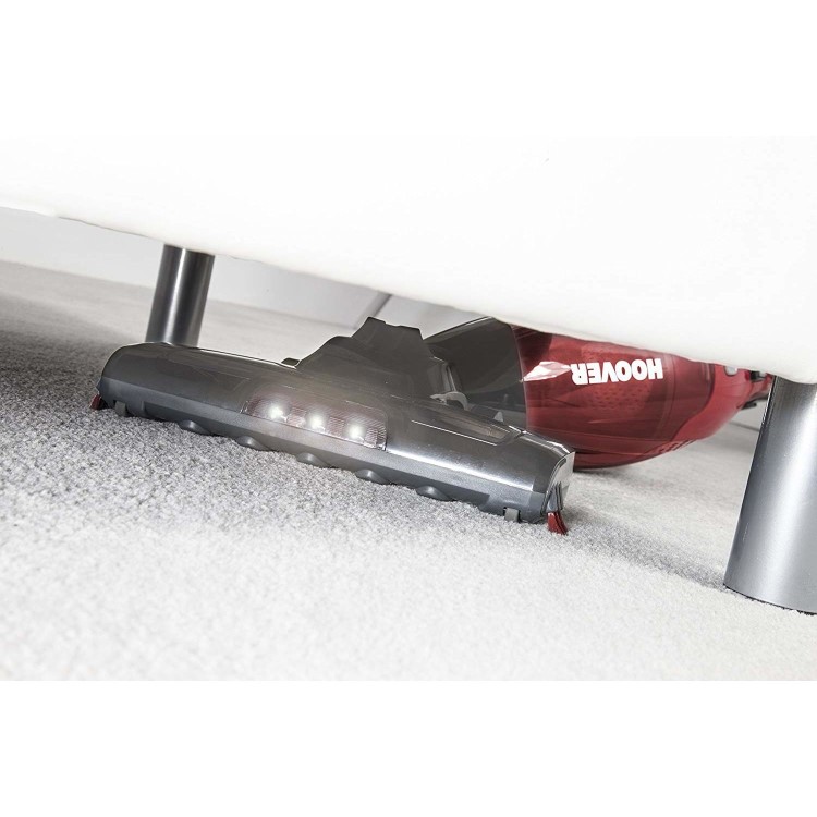 Hoover FM144GFJ FreeMotion 2-in-1 Stick & Handheld Vacuum Cleaner - Red & Grey
