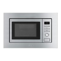 Smeg Built-In 800W Microwave with Grill - Stainless Steel