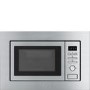 Refurbished Smeg FMI020X Built In 20L with Grill 800W Microwave Stainless Steel