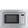 GRADE A2 - Smeg FMI020X Stainless Steel 20 litre Built-in Microwave with Grill complete with Frame