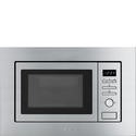 Smeg Built-In 800W Microwave with Grill - Stainless Steel