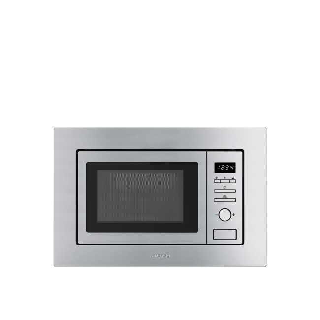 Smeg Built-In Microwave with Grill - Stainless Steel