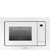 GRADE A1 - Smeg FMI120B Linea Built-in Microwave With Grill White