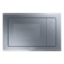 FMI420S2 Smeg Cucina 20L 800W Built-in Microwave with Grill - Silver Glass
