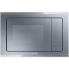 Smeg FMI420S Cucina 20L Built-in Microwave Oven And Grill - Silver Glass